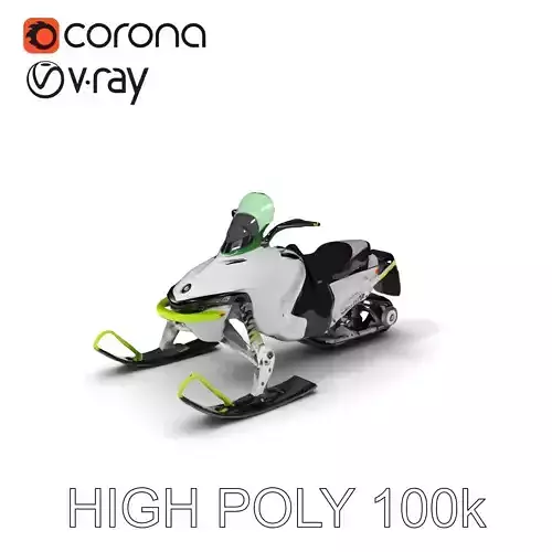 Snowmobile D Model Pack