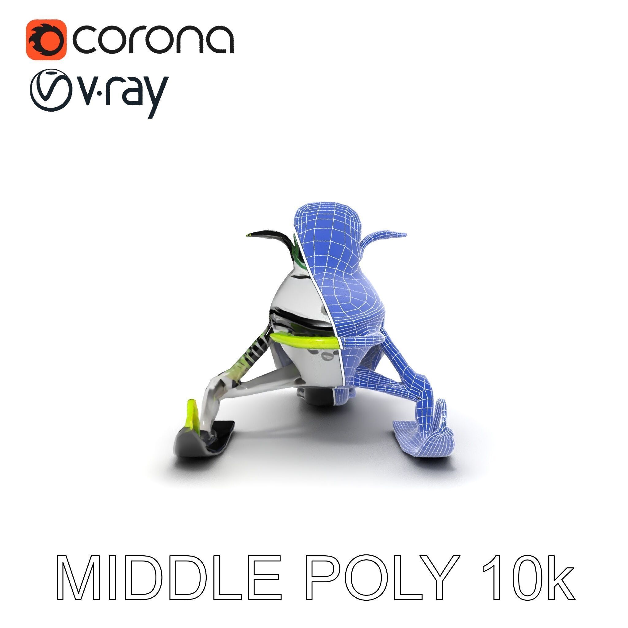 Snowmobile D Model Pack Low-poly 3D model_21