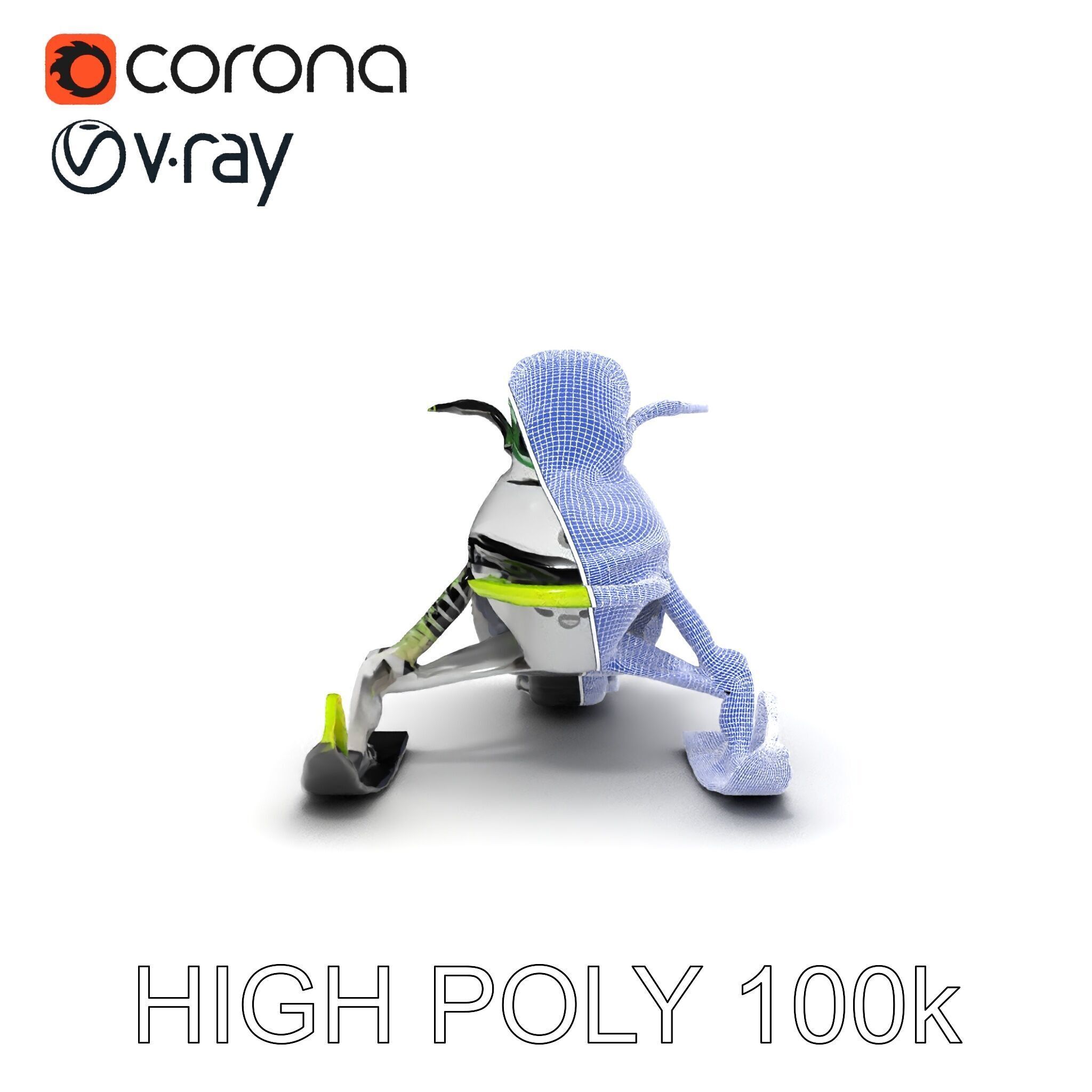 Snowmobile D Model Pack Low-poly 3D model_23