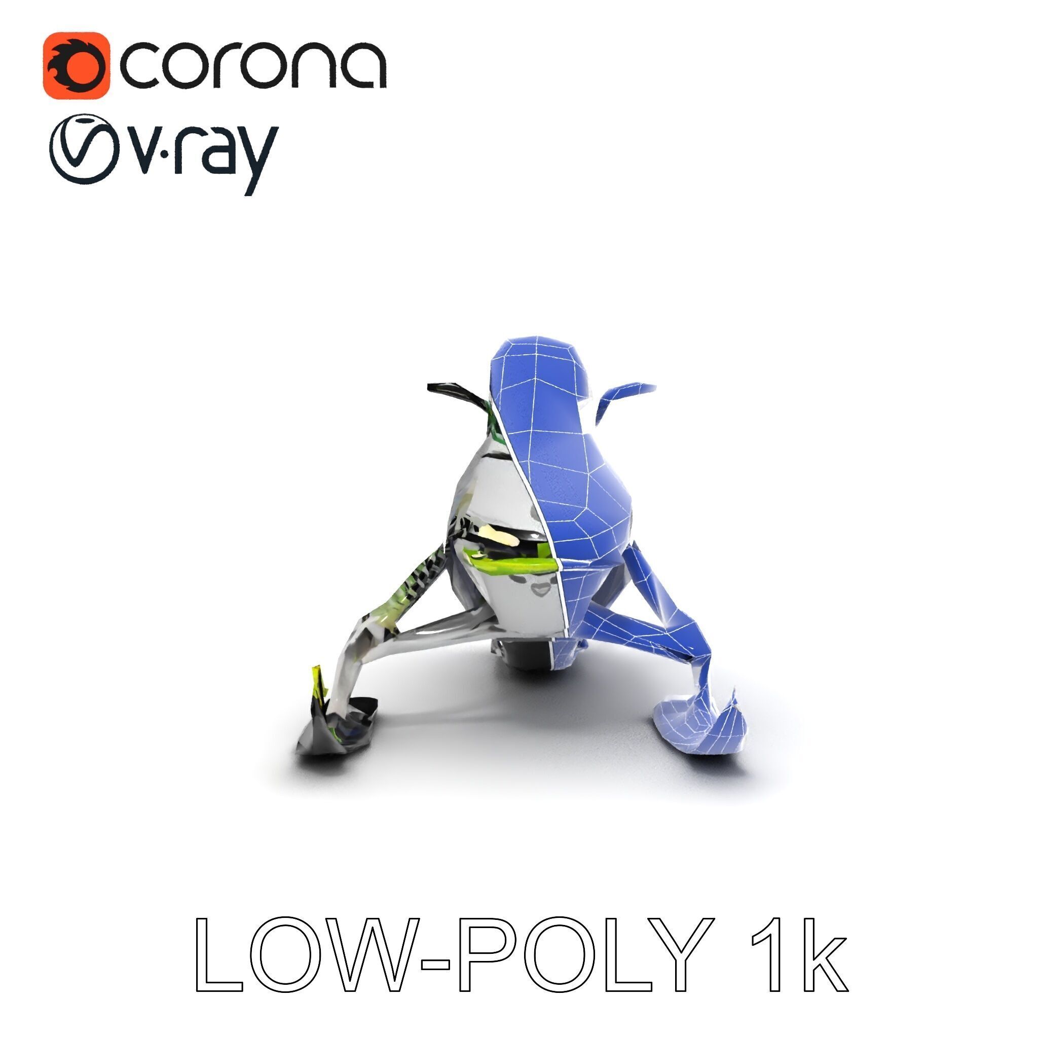 Snowmobile D Model Pack Low-poly 3D model_14