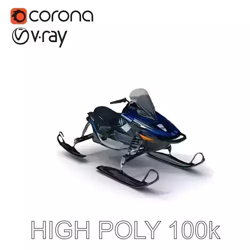 Snowmobile Model Pack for Winter Environments