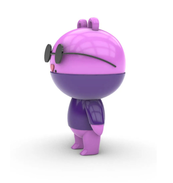 Happy Tree Friends The Mole 3D Model STL File 3D print model_4
