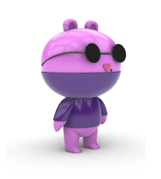 Happy Tree Friends The Mole 3D Model STL File 3D print model_1