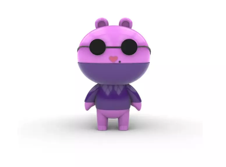 Happy Tree Friends The Mole 3D Model STL File 3D print model_0