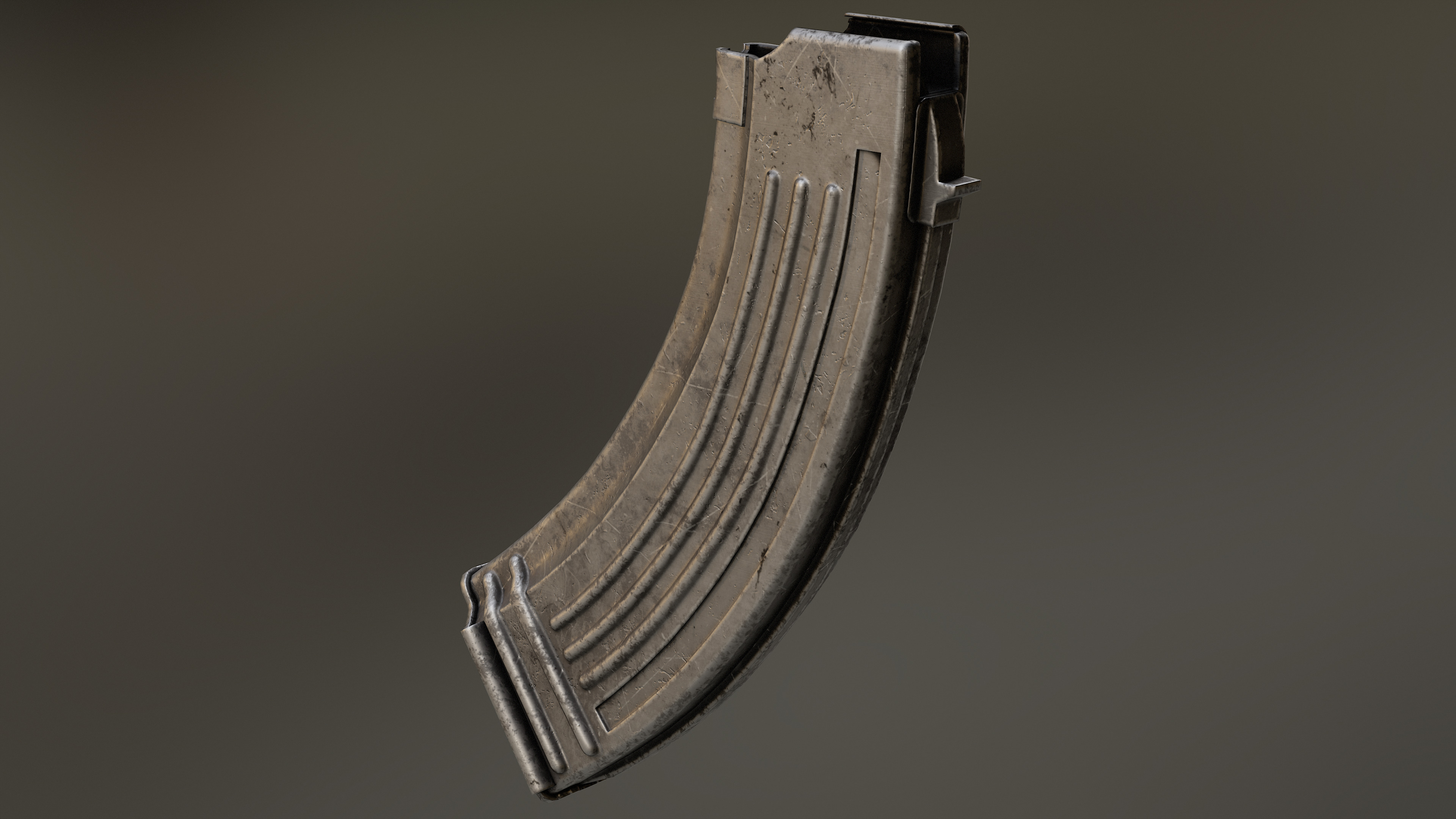 AK-47 Game Ready Model Low-poly 3D model_12