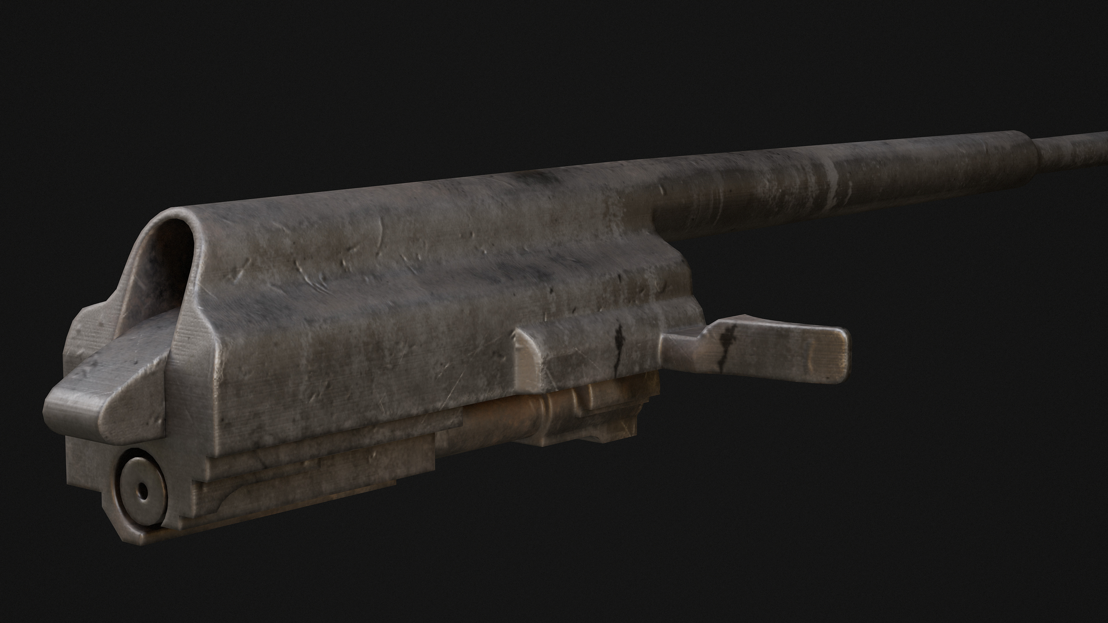 AK-47 Game Ready Model Low-poly 3D model_8