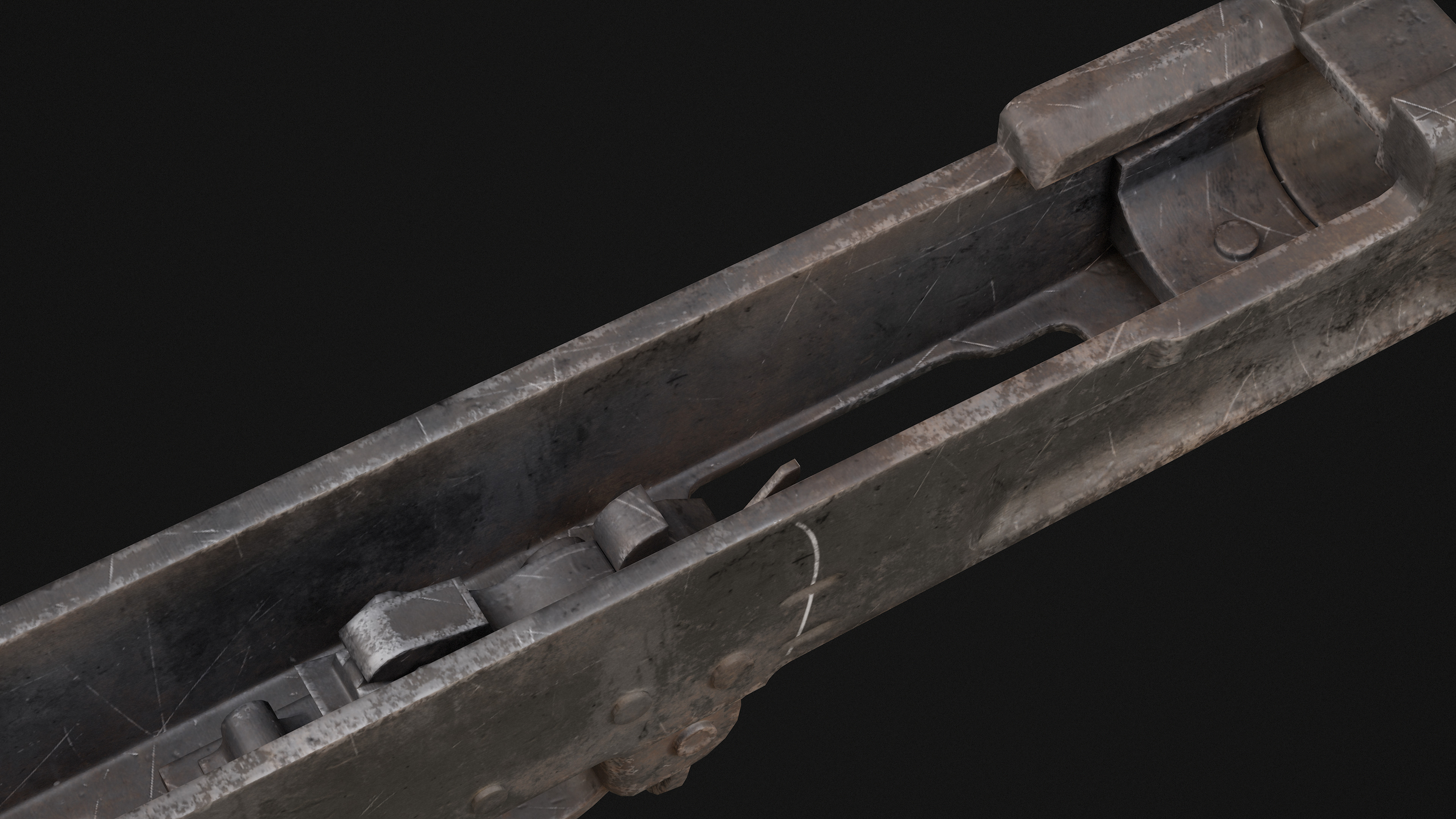 AK-47 Game Ready Model Low-poly 3D model_10