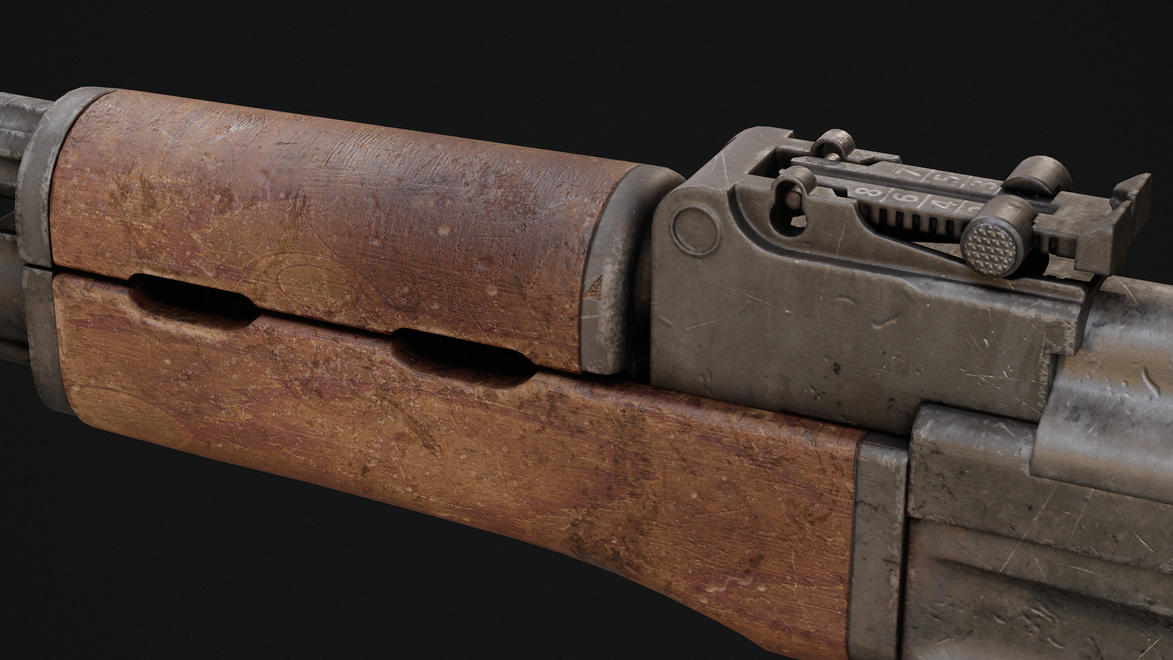 AK-47 Game Ready Model Low-poly 3D model_7