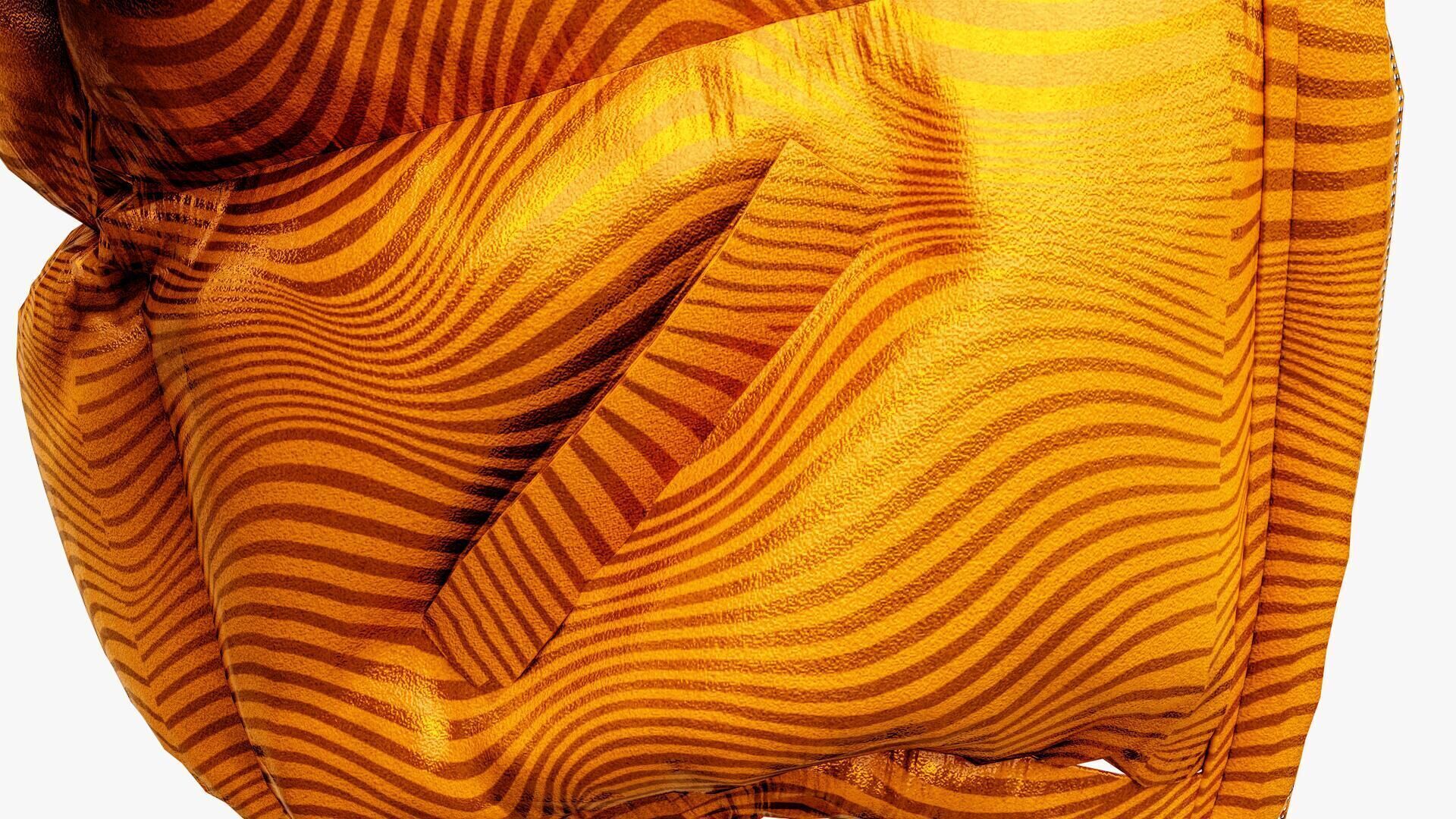 Puffer Jacket Low-poly 3D model_13