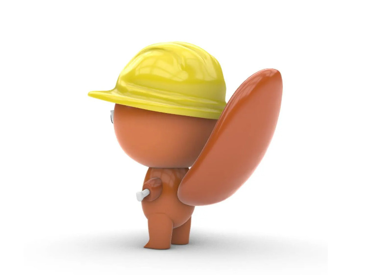 Happy Tree Friends Handy 3D Model STL File 3D print model_3