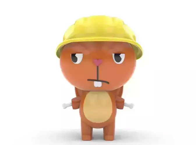 Happy Tree Friends Handy 3D Model STL File