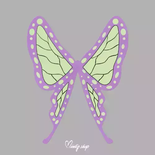 Shinobu Butterfly hairpin Demon Slayer 3D print model