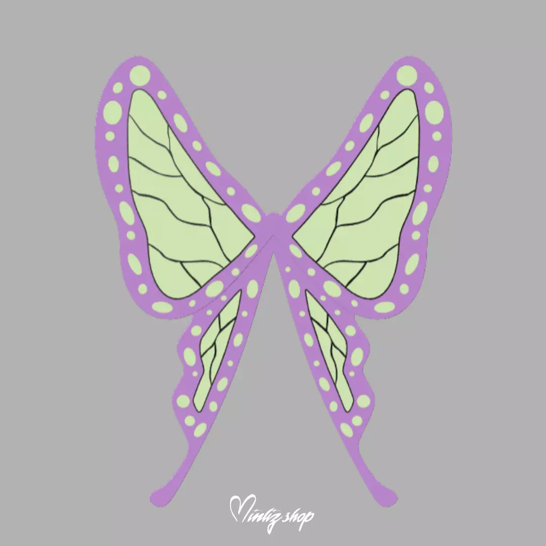 Shinobu Butterfly hairpin Demon Slayer 3D print model