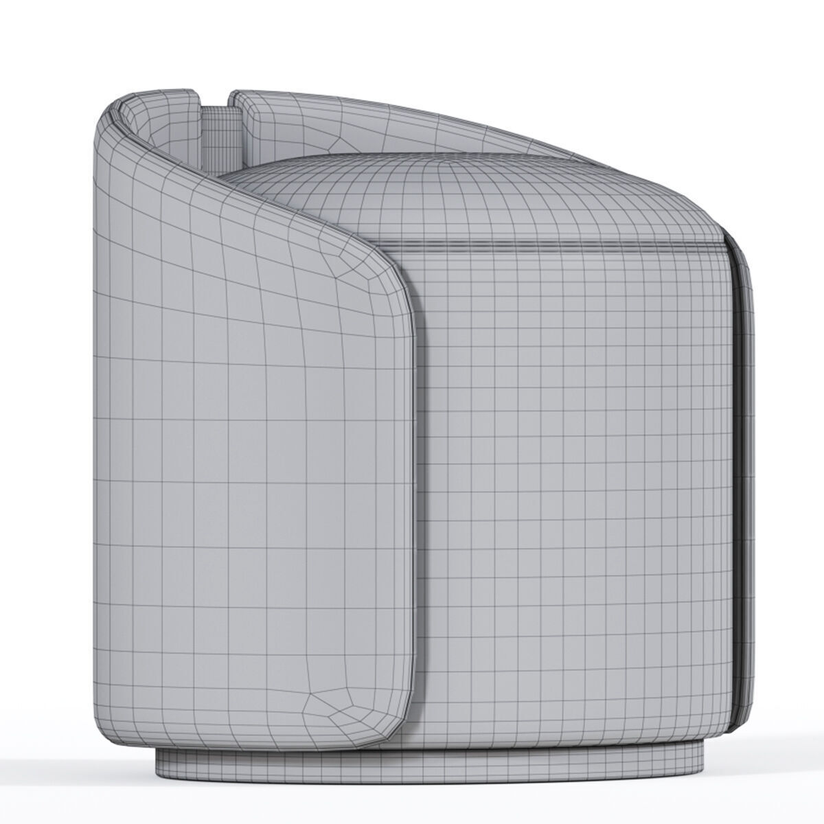 Suite Pouf Capital Collection 3D model_3