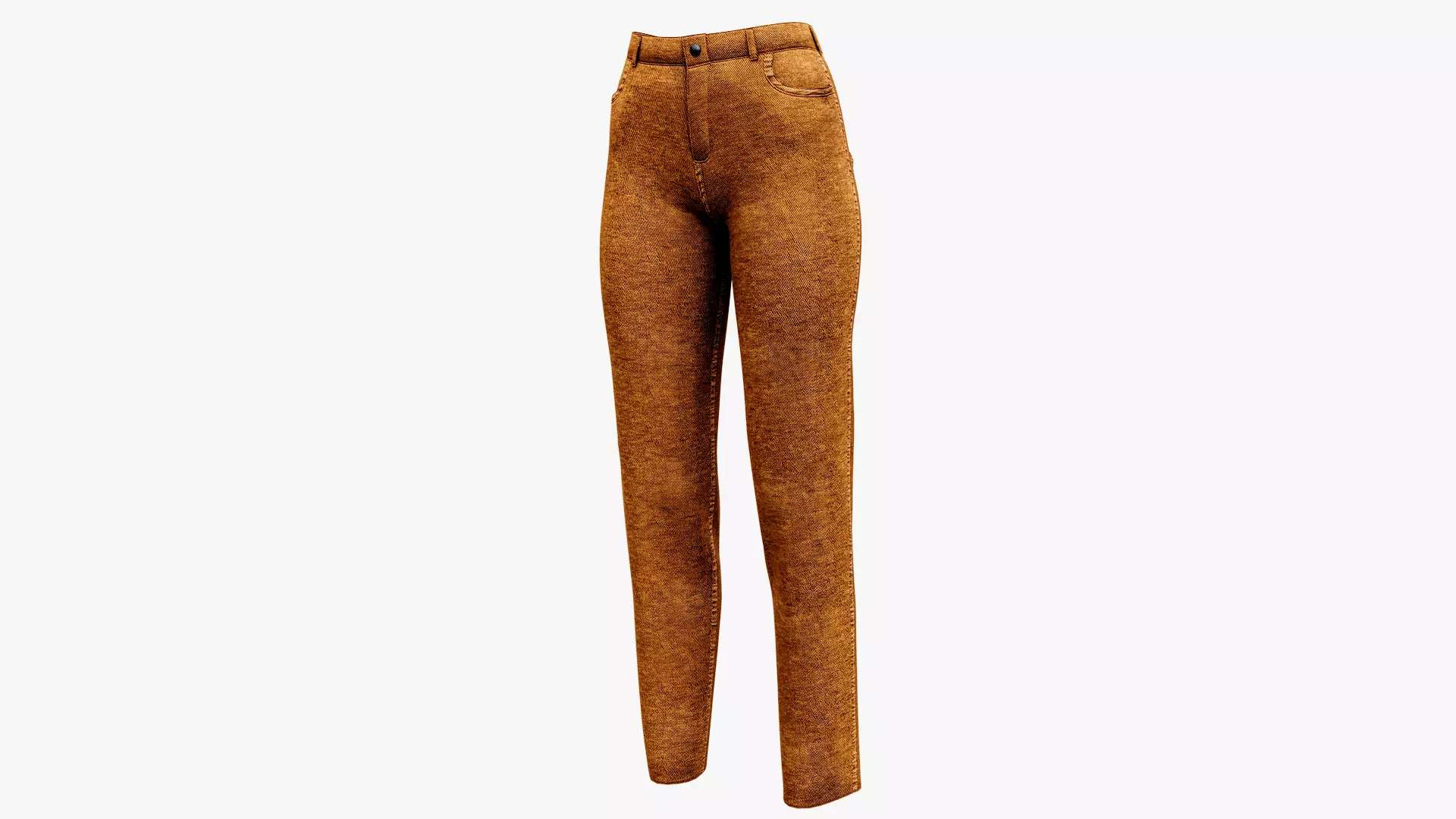 Formal Denim Pants Low-poly 3D model