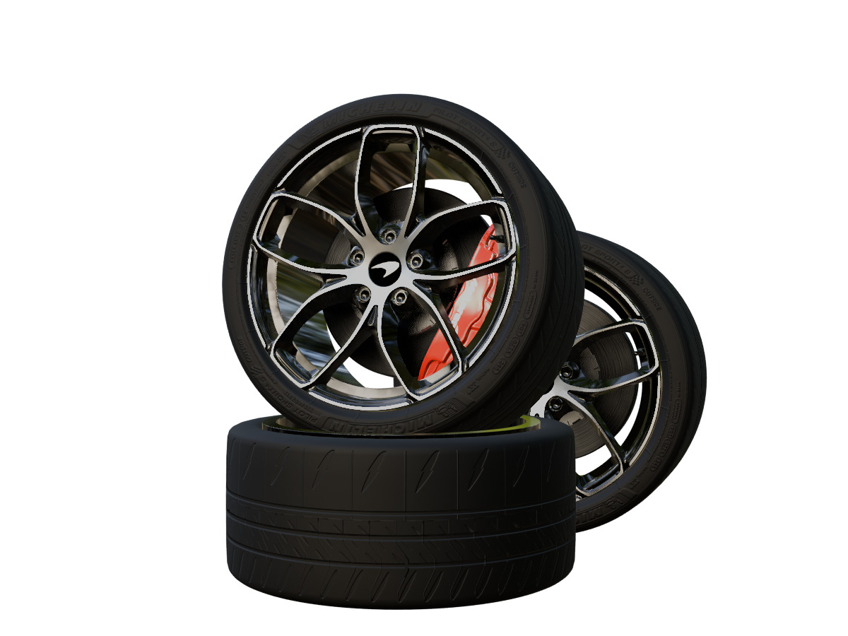 Maclaren tire High Performance 3D model_9
