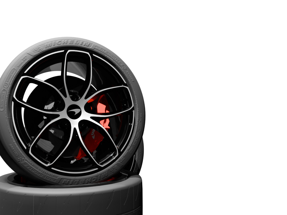 Maclaren tire High Performance 3D model_3