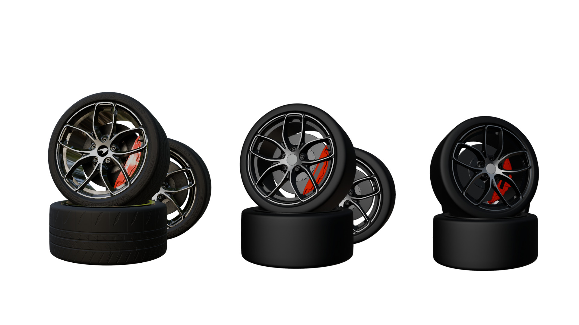 Maclaren tire High Performance 3D model_1