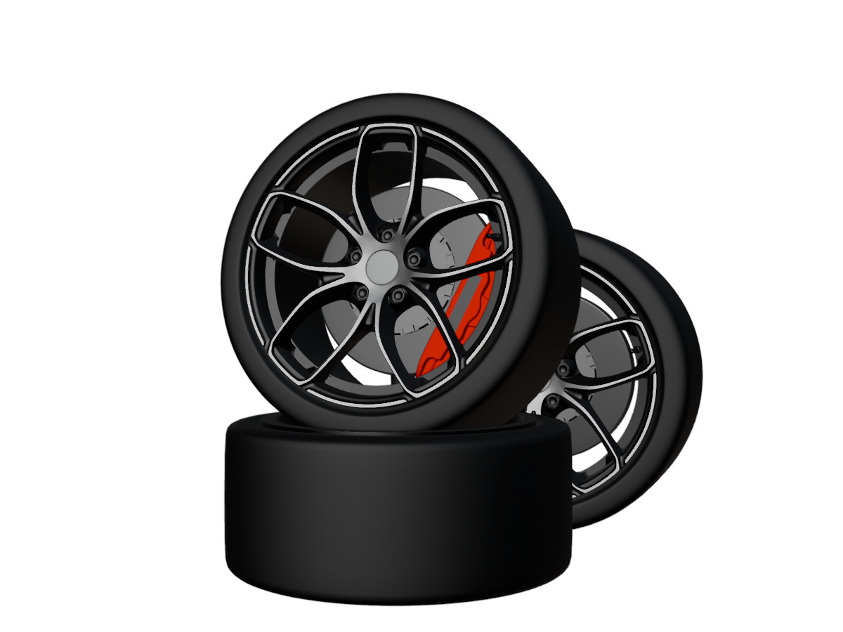 Maclaren tire High Performance 3D model_4