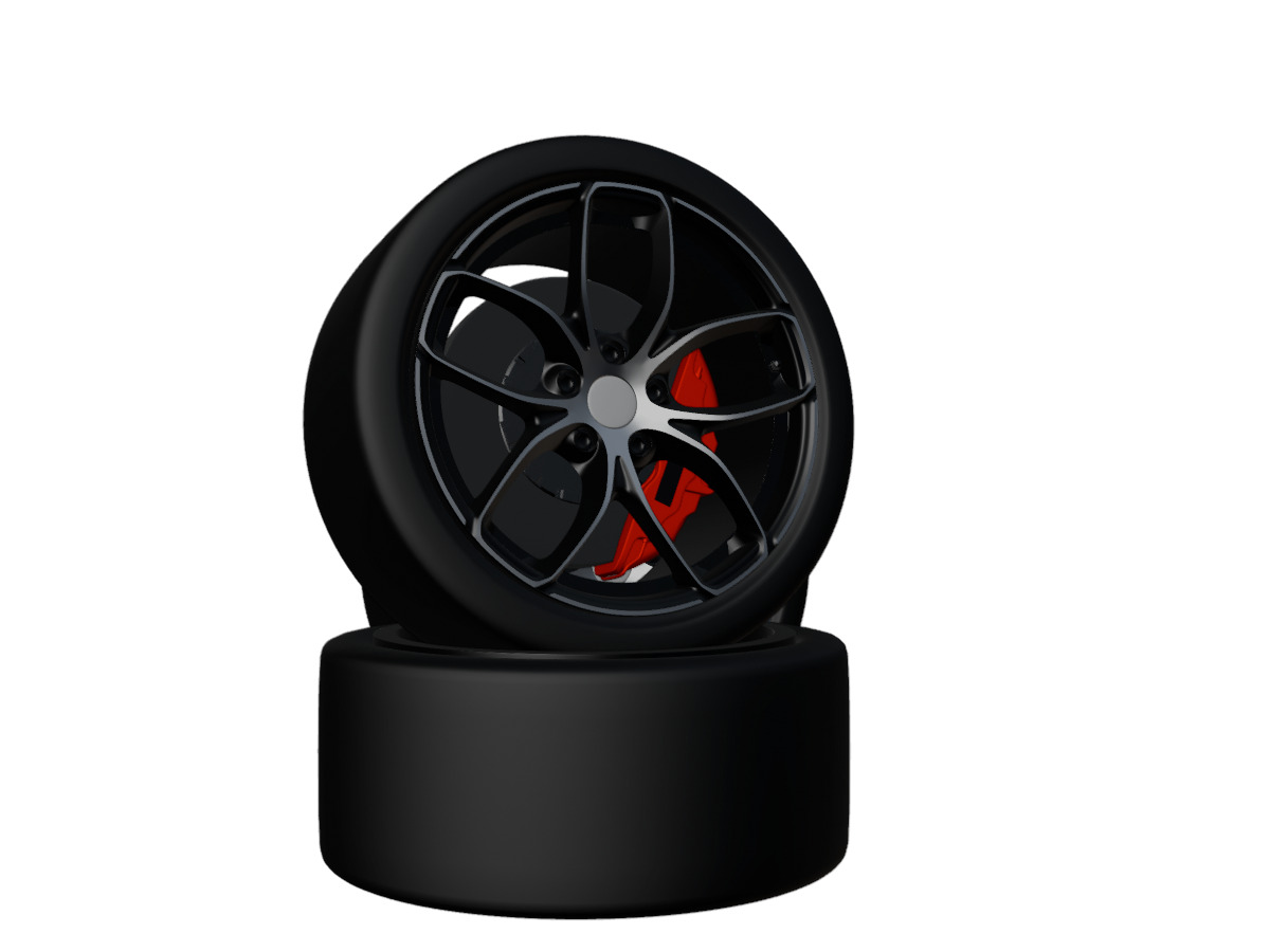 Maclaren tire High Performance 3D model_6