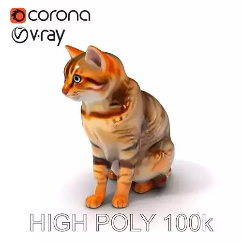 Realistic Cat Model Pack for Animation and Game Environments