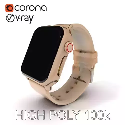 Smartwatch Model Pack with Detailed Strap and Dial