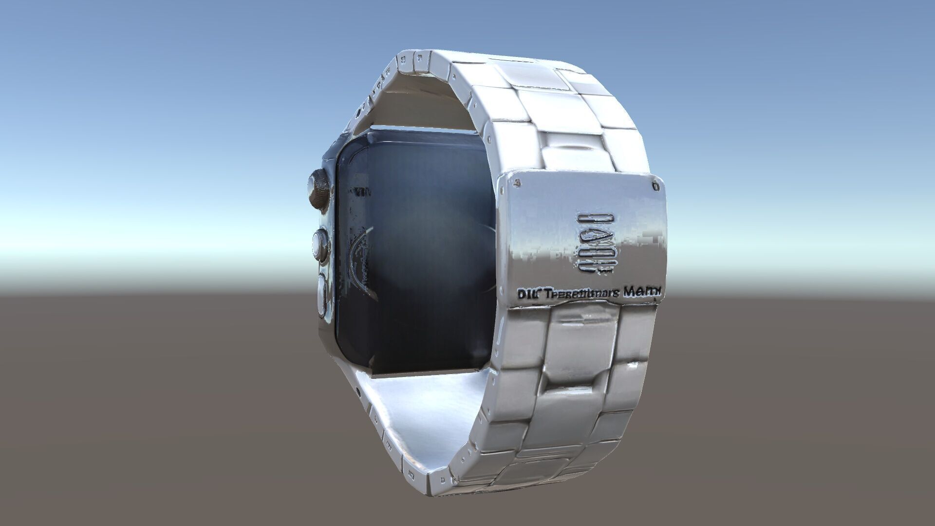 Smartwatch Model Pack with Premium Metal Finish Low-poly 3D model_33
