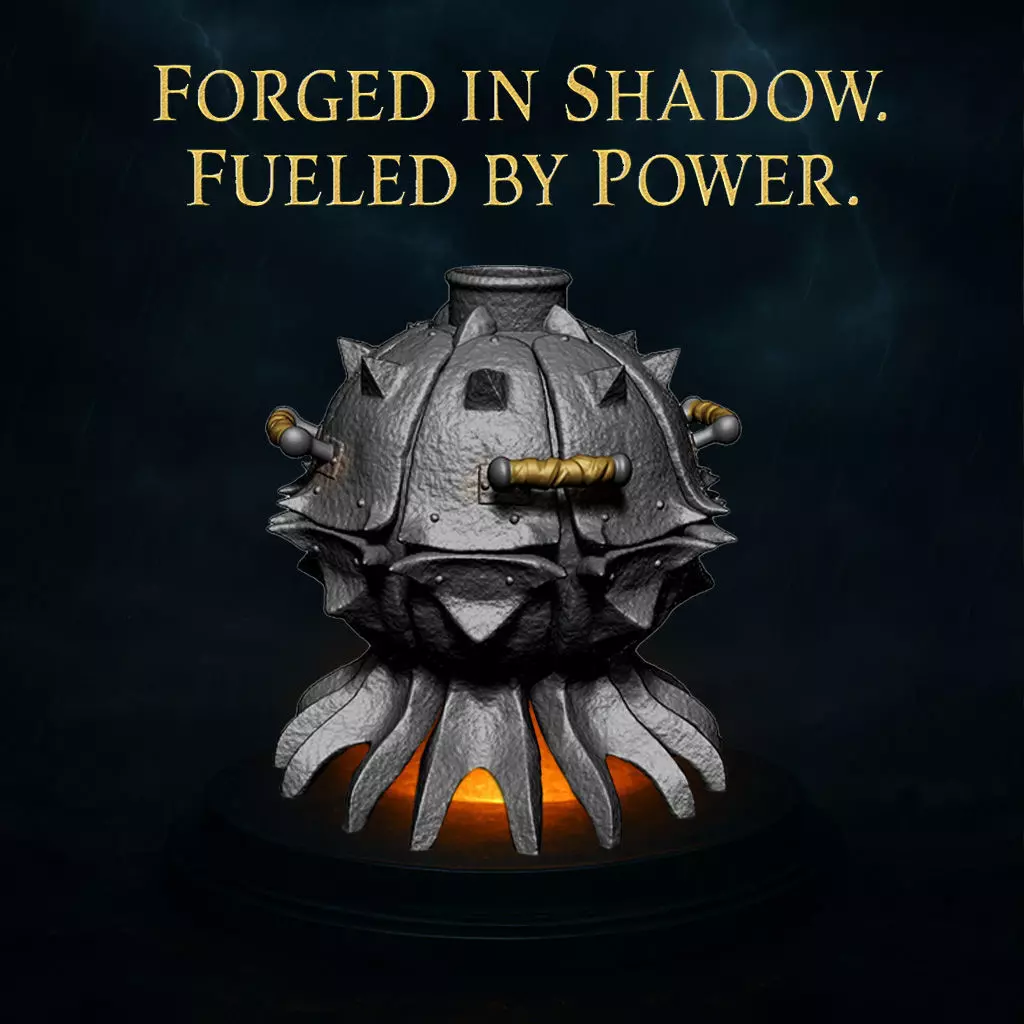 Fire of Orthanc lord of the rings 3D DIGITAL DOWNLOAD 3D print model