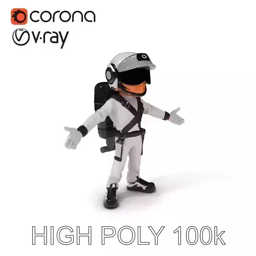 Astronaut Character Model Pack  Dynamic Space Explorer