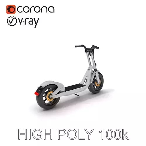 Modern Electric Scooter D Model Pack