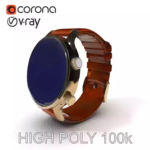 Elegant Smartwatch D Model Pack