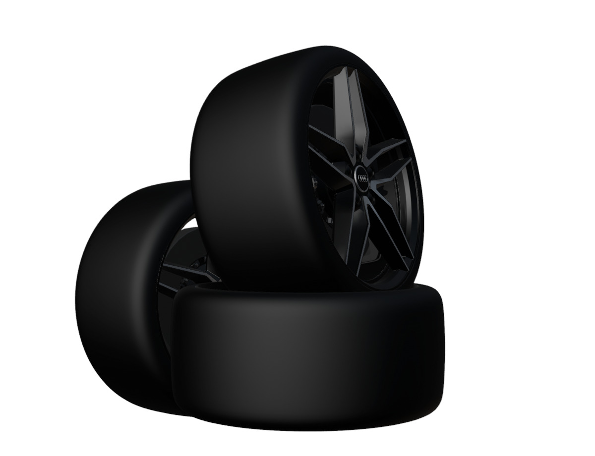 Audi Tire High Performance 3D model_7