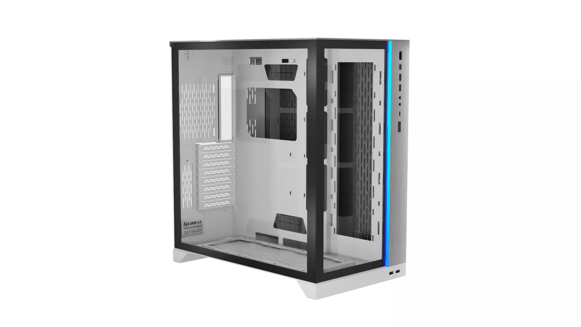 Lian Li O11 Dynamic XL ROG Certified - White - PC Case 3D model