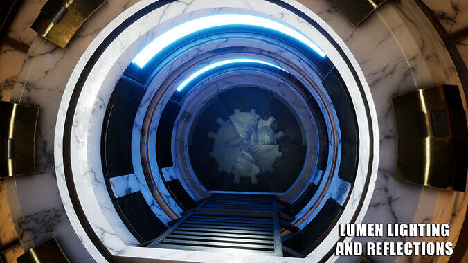 SciFi Asset Pack 12 Low-poly 3D model 4