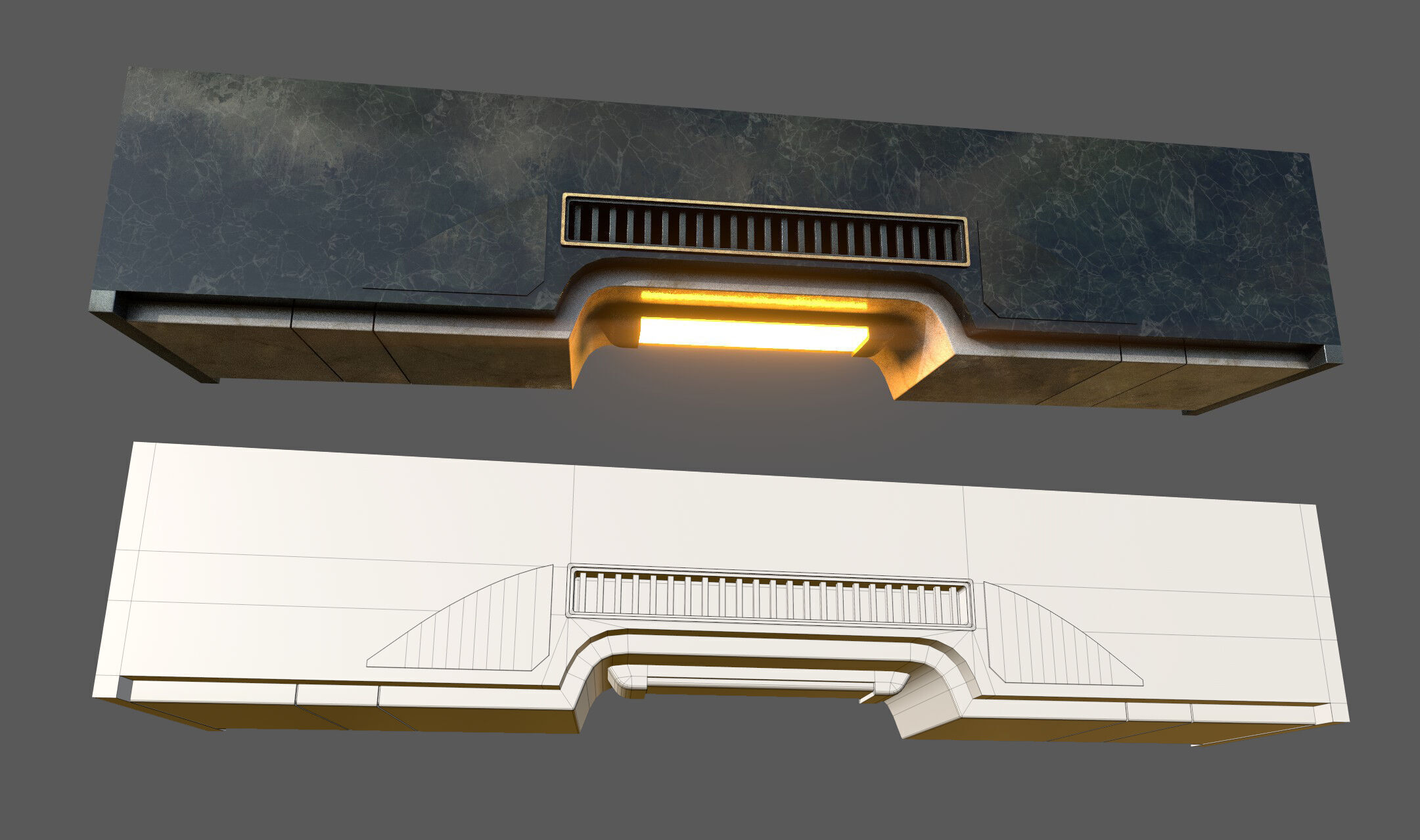 SciFi Asset Pack 12 Low-poly 3D model_28