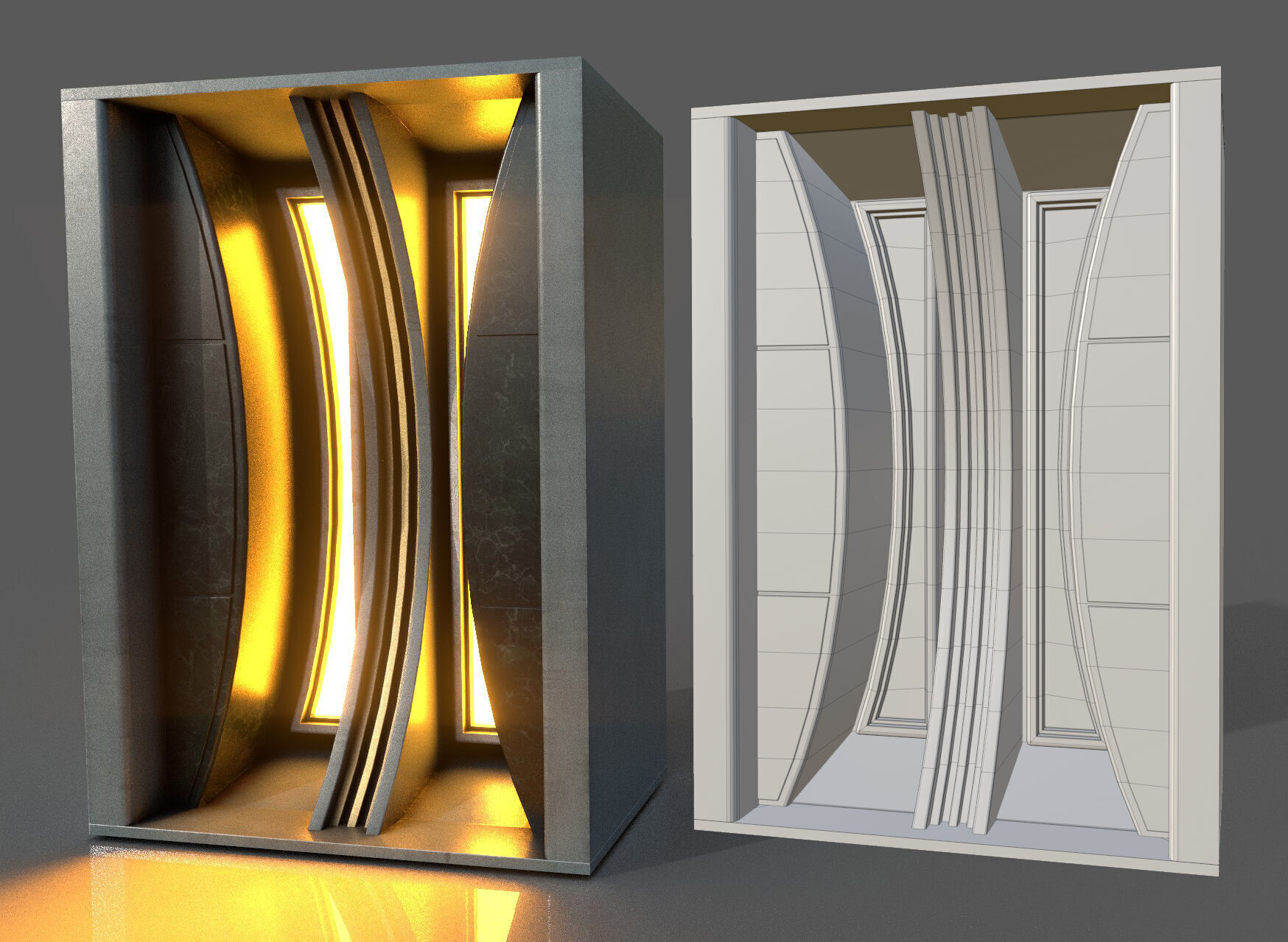 SciFi Asset Pack 12 Low-poly 3D model_46