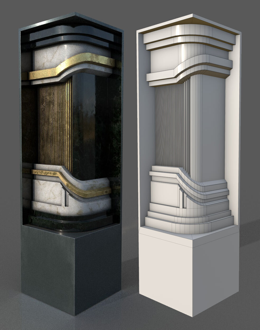 SciFi Asset Pack 12 Low-poly 3D model_38