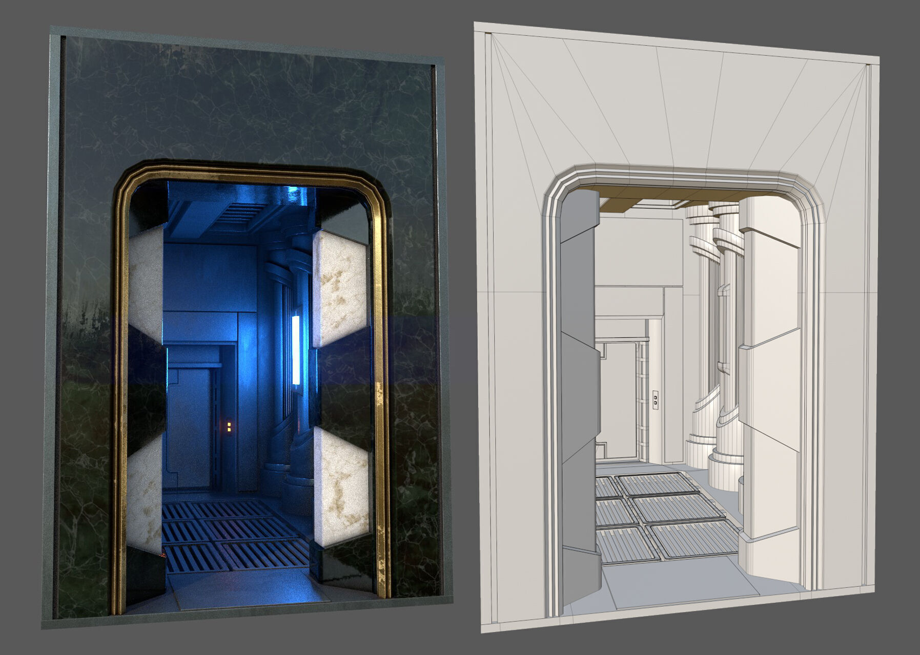 SciFi Asset Pack 12 Low-poly 3D model_23