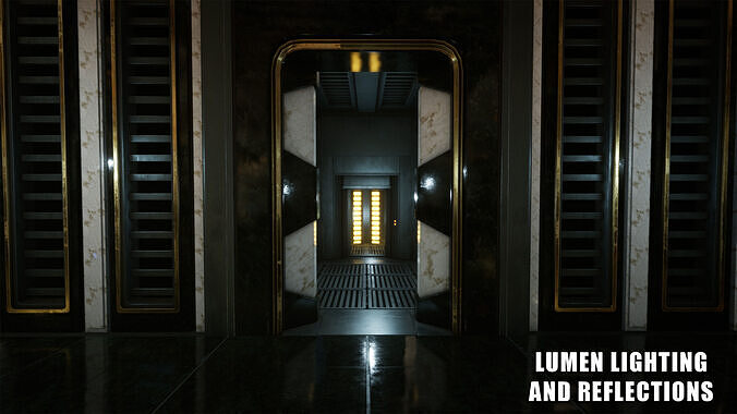 SciFi Asset Pack 12 Low-poly 3D model 6