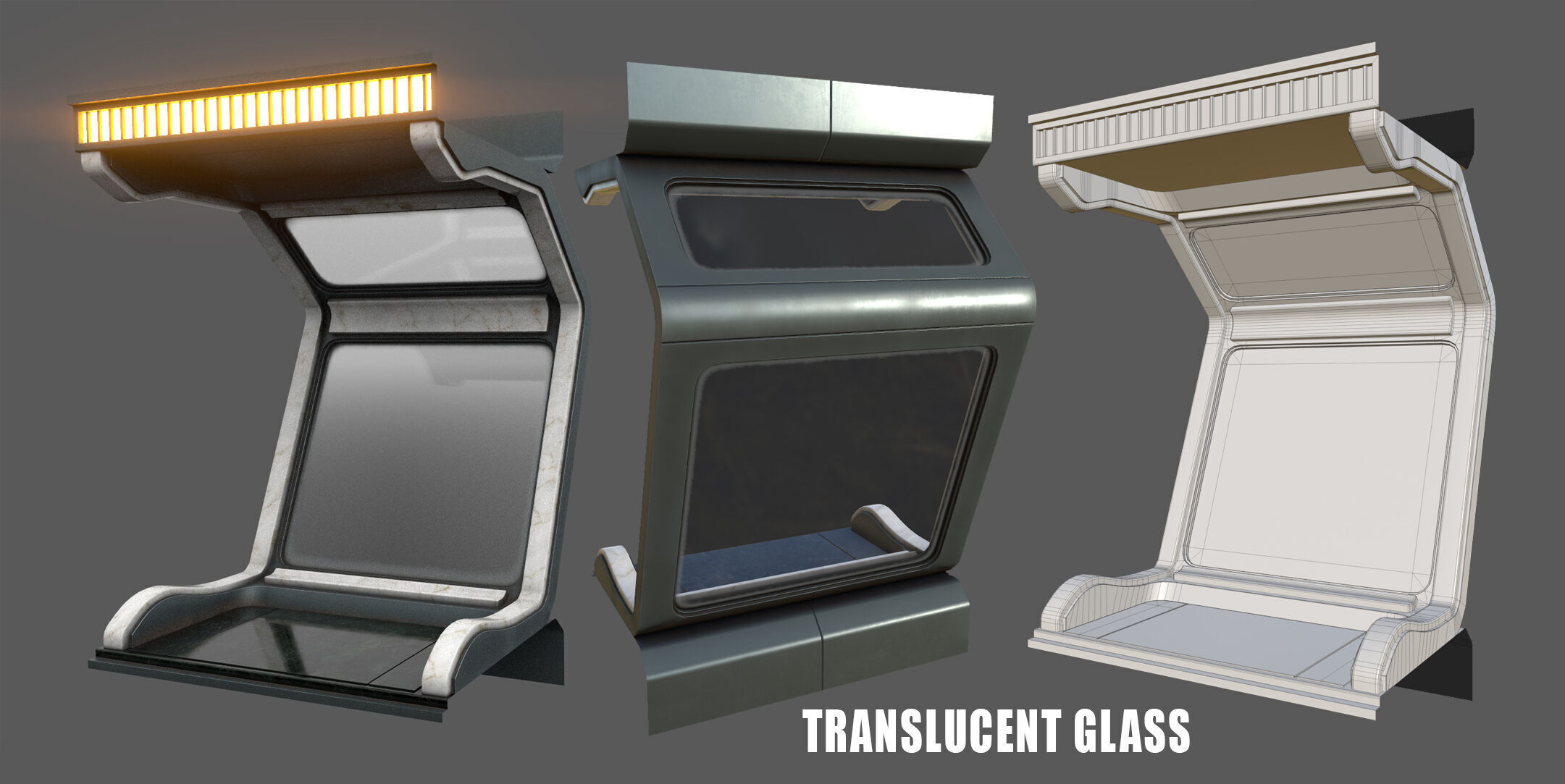 SciFi Asset Pack 12 Low-poly 3D model_50