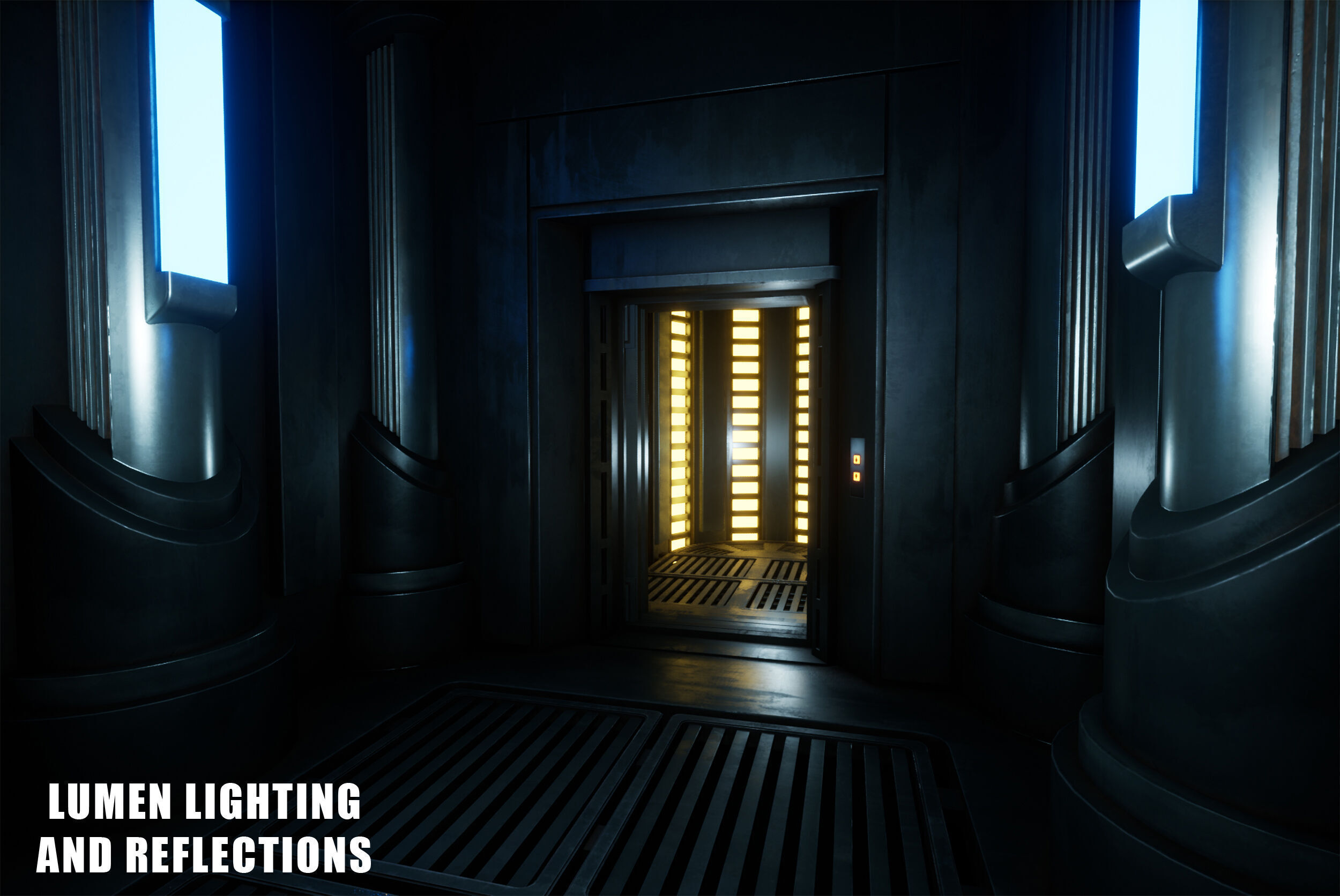 SciFi Asset Pack 12 Low-poly 3D model_10