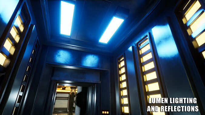 SciFi Asset Pack 12 Low-poly 3D model 7