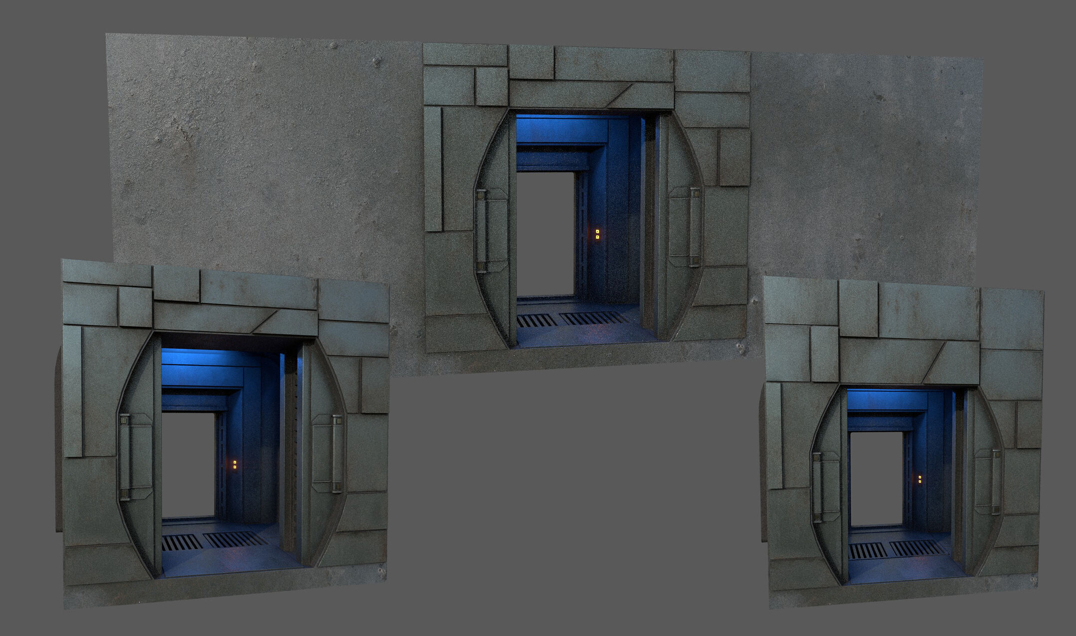 SciFi Asset Pack 12 Low-poly 3D model_30