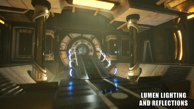 SciFi Asset Pack 12 Low-poly 3D model 2