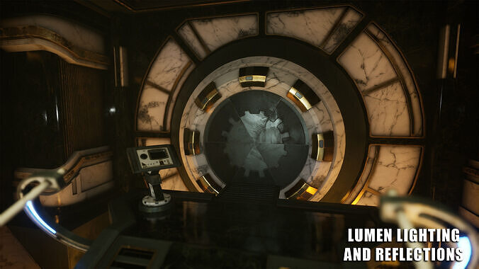 SciFi Asset Pack 12 Low-poly 3D model 3