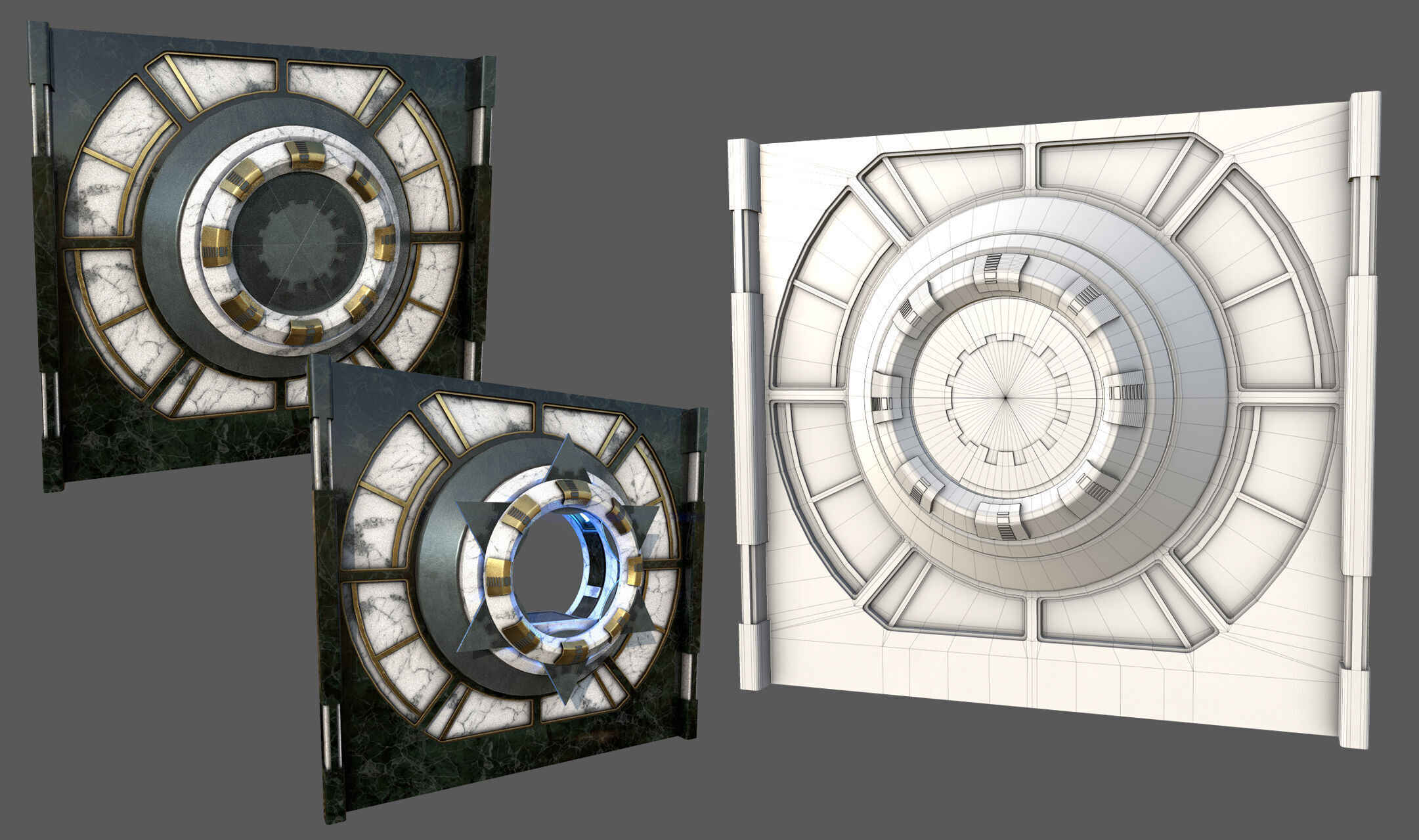 SciFi Asset Pack 12 Low-poly 3D model_19