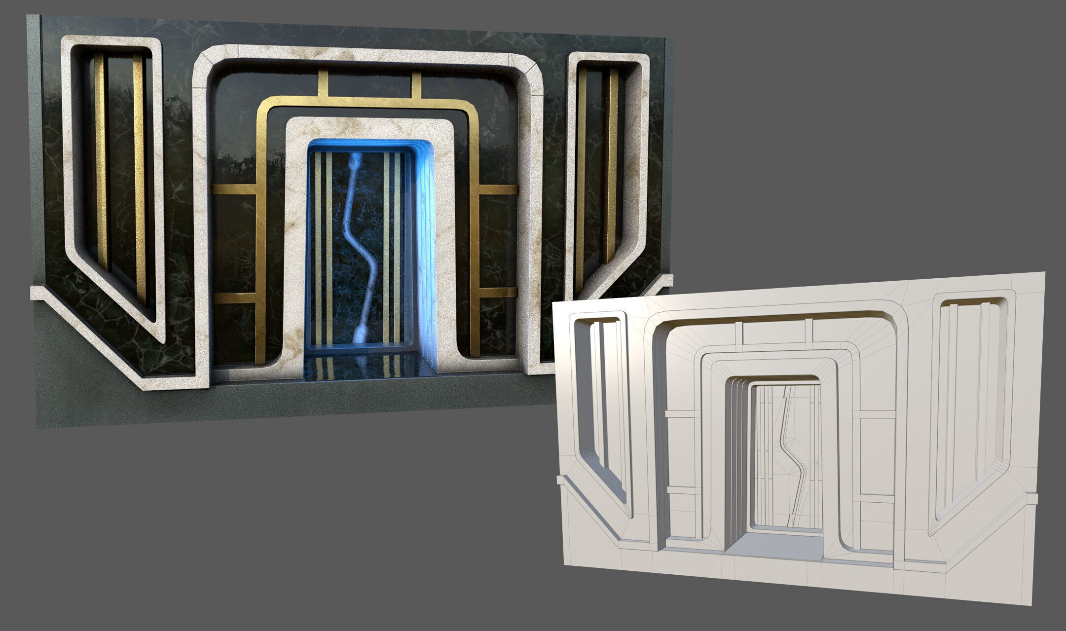 SciFi Asset Pack 12 Low-poly 3D model_21