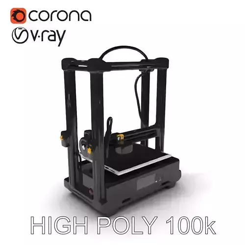 D Printer Model Pack with Detailed Structure