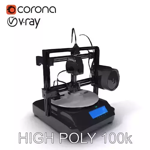 D Printer Model Pack with Detailed Features