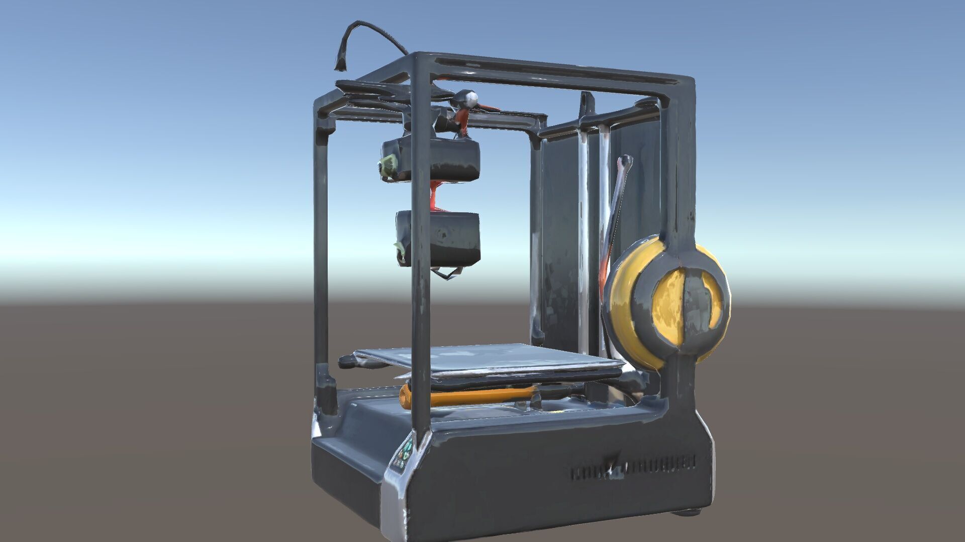 D Printer Model Pack with HighDetail Features Low-poly 3D model_33